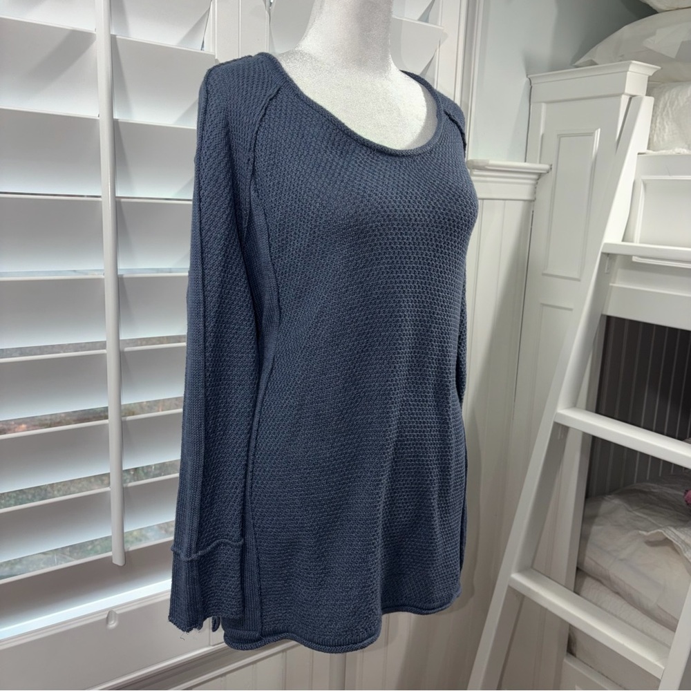 Monoreno Blue Crew Neck Sweater (S)